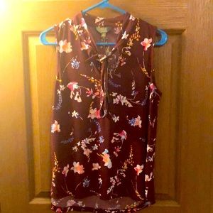 FINAL PRICE DROP Mix by Hawthorn sleeveless blouse